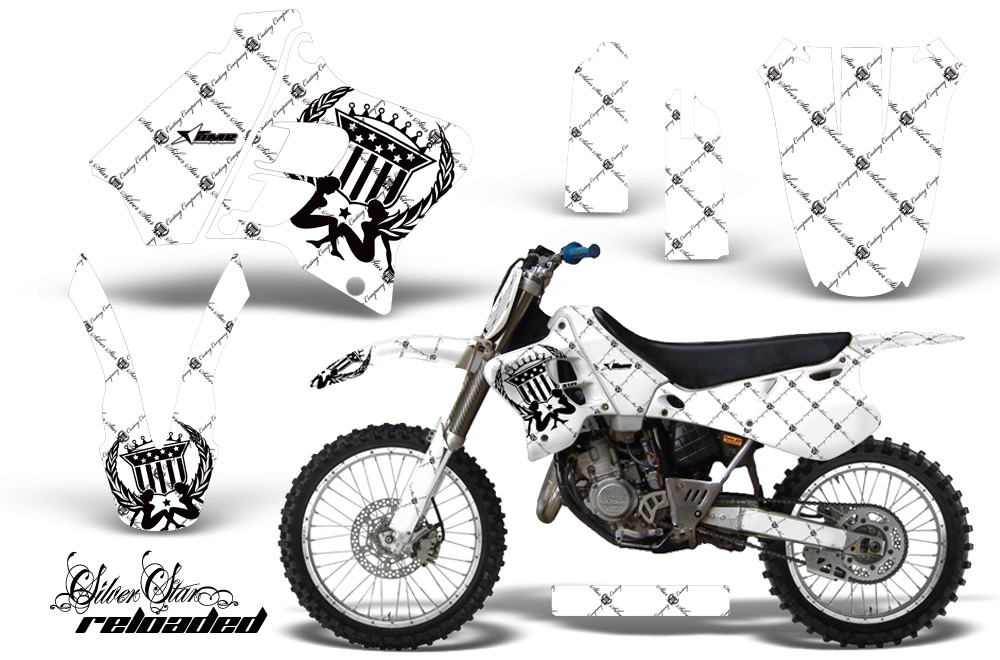 Yamaha YZ125-YZ250 93-95 Graphics Kit SSR-BW-NPs